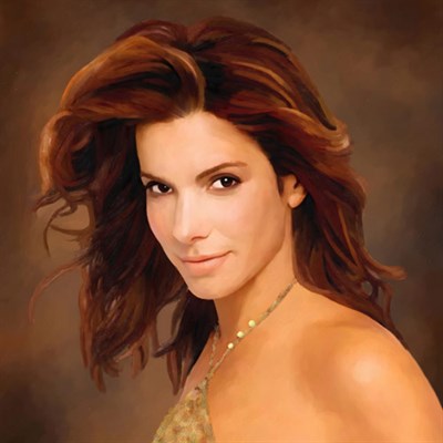 Sandra Bullock Oil Painting Giclee - myDaVinci